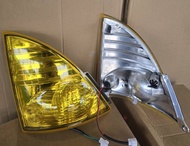 2ชิ้นแถมฟรีหลอดไฟเลี้ยว+ไฟหรี่ LEDไฟเลี้ยวมุม ฮีโน่ เมก้า สีขาว / Hino Mega 500 ซี่รี่700พร้อมหลอดไฟ