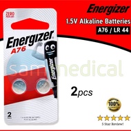 Energizer 1.5V Alkaline Batteries A76 LR 44 Battery contains 2 pcs