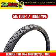 ℗RUDDER TIRE TUBETYPE 50/100-17 MOTORCYCLE TIRE