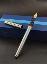墨水筆Waterman Hemisphere系列墨水筆-鋼色金夾可刻名 鋼筆Fountain Pen