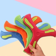 Three-leaf Boomerang Parent-child Outdoor Game Soft Children's Boomerang Throwing Target Toy G9m6