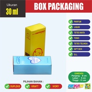 Custom Box Packaging Kotak Kemasan Dus Botol Parfum 30 ml 6x5x11 cm