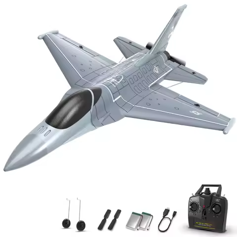 VOLANTEXRC Remote Control Plane 2.4Ghz 4CH Jet F16 Fighting Falcon EPP foam RC Airplane One Key Aero