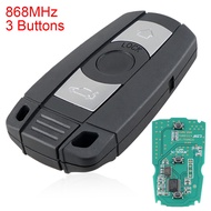 868MHz 3 Buttons Remote Car Key PCF7945 Chip for BMW X5 E70 X6 E71 E72 Z4 E89 E82 E88 E90 E91 E92 E9