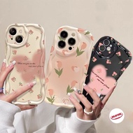 SOFTCASE SILICON CASING MELTING CLEAR SHOCKPROOF FLOWER FOR OPPO A1 A98 A1K A3S A5S A11K A12 A7 A15 