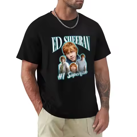 ??? all star ed sheeran ??? T-Shirt Casual Light Summer Short Sleeve Top