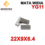 Mata Widia 22X9X6.4 YG11 Kulit Buaya Tip 22 X 9 X 6.4 YG 11 Cemented Carbide Gripper