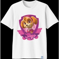 Paw Patrol Skye T-Shirt For Babies, Children, Adults, Bigsize Cotton 30s