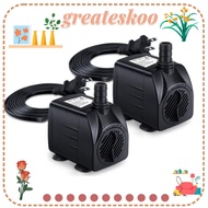 GREATESKOO 2Pcs Aquarium Pumps, Hydroponic Systems Black Filters, Mini 15W Aquarium Water Pump