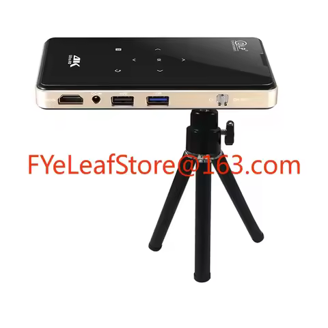 P09-II Portable DLP Mini Pocket Projector Android 9.0 2GB RAM 32GB WIFI5 BT4.2 4K HD Beamer Home Cin