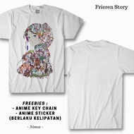 S-5XL Frieren: Beyond Journeys End Anime T-shirt - Shopartonline ROUND NECK COTTON COD