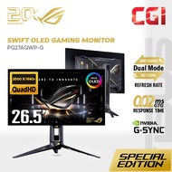 ROG Swift 27" PG27AQWP-G Edition 20 Tandem WOLED Dual-Mode QHD 540Hz / FHD 720Hz 0.02ms HDR 500 Gami
