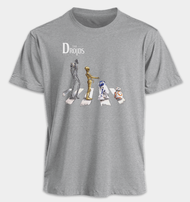 hot toys | Funny Droids T Shirt Men Women Kids Star Wars Abbey Road Parody Tee Family Matching Cotto