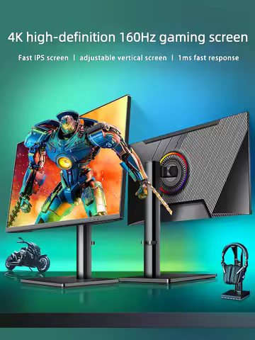iplaoe 27 inch 4K 160HZ monitor HDR400 PS5 gaming IPS design 12BIT 1ms computer LCD screen HDMI 2.1D