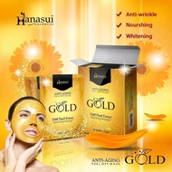Hanasui Shiseido Peel Off Mask Naturgo GOLD Original BPOM [SACHET GOLD]