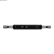 BACKSTREET4FZS Thread Plug Gauge, 6H Tolerance Black Double Ends Thread Gauge, Durable Steel Materia