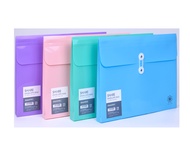 (Combo 10 Cái) Túi Đựng Hồ Sơ 1 Ngăn Mở Rộng Khổ A4 STACOM – D214 - Dáng Ngang