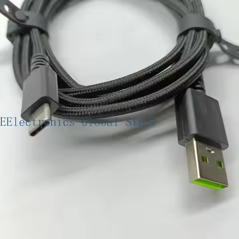 462B USB to Type C Mouse Cable PVC Mice Line Wire for DeathAdder V2Pro/V3Pro,Basilisk V3Pro Replacem