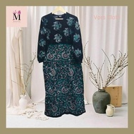 MUHIT* DASTER BATIK TUBAN LENGAN PANJANG KARET HOME DRESS DASTER TUBAN