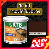 สีทาไม้ สูตรน้ำ กันแดด กันน้ำ ไม่มีกลิ่นเหม็น RTB