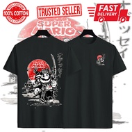 Supermario Japan Samurai Style Baju Tshirt Lelaki Men Tshirt Baju Viral Lelaki Baju Lelaki