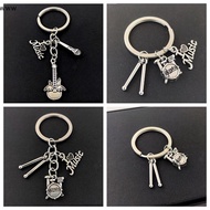 Drum Music Lovers Rock Backpack Pendant Band Kit Drum Keychain Backpack Keychain
