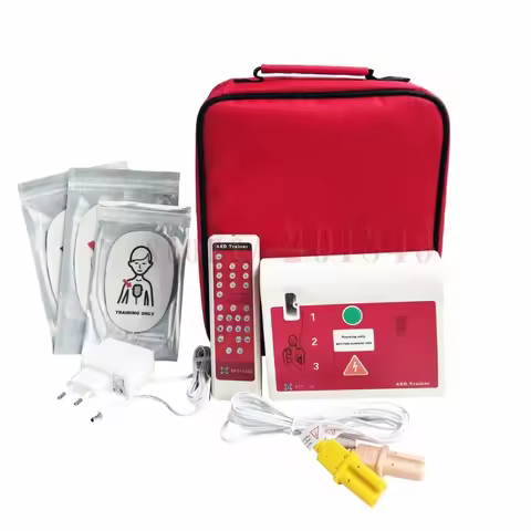 Portable Automatic External AED Trainer Training Unit Teaching Device First Aid Rescue Machine For N