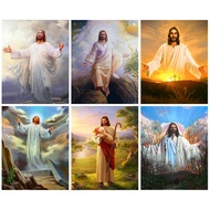 RUOPOTY 60x75cm/50x65cm/40x50cm Frame Oil Painting By Numbers Figure Unique Gift DIY Frame On Canvas