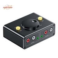 3.5mm to  Audio Switcher Bidrectional Switcher 1 in 2 Out or 2 in 1 Out Dual  to 3.5mm Splitter Swit