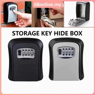 [Johor Seller] Wall Mount Key Safe Lock Box Numbering Lock Key Storage Password Locker Airbnb Peti K