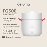 Deroma Deerma FG500 2 in 1 Function Electric Hot Pot & Steamer
