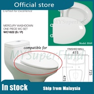 Claytan WC1622 Mercury Toilet Seat Cover Replacement (Soft Close) WSCB569 #TM