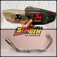 Akrapovic PNP Exhaust Vixion/MX King/R15/Xabre...