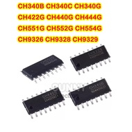CH340B CH340C CH340G CH422G CH440G CH444G CH551G CH552G CH554G CH9326 CH9328 CH9329 SMD SOP16 IC MCU