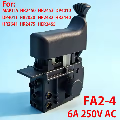 Switch replace for MAKITA HR2450 HR2020 HR2432 HR2440 HR2450T HR2450A HR2432 HR2641 HR2475 HR2455 HR