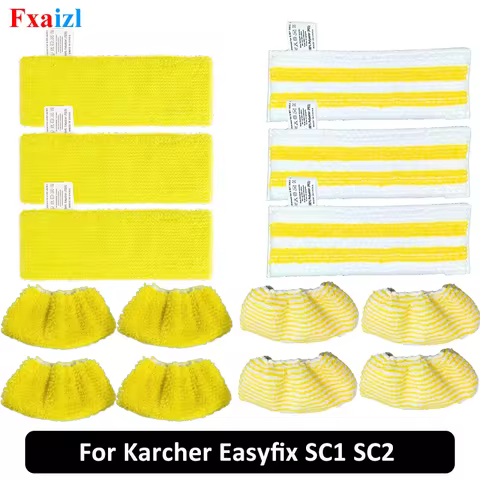 Replacement Steam Cleaner Accessories Floor Microfibre Cloths For Karcher Easyfix SC1 SC2 SC3 SC4 SC