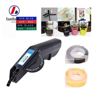 LANHUHU Embossing Label Maker, Plastic Black Raised Label Maker,  Raised Lettering Manual Portable H