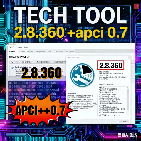 2026 PTT Tech Tool 2.8.360 Premium+ APCI 0.7 Vo com Advanced Development Product with Developer Tool