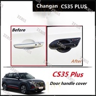 ZR For Changan CS35 CS35 Plus door handle cover Changan CS35 CS35 Plus 2022