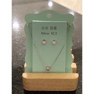 Korean Silver 92.5 costume jewellery set