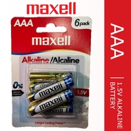 Maxell AAA 1.5V Alkaline Battery (6pcs) Card LR3 / LR03