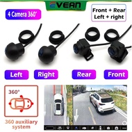 3D 360 Degree Car Camera Surround View 1080P AHD Right+Left+Front+ Rear View Camera System For Android Auto Radio