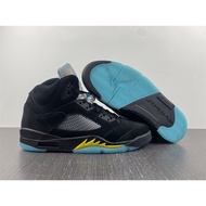 Air Jordan 5 "Aqua" Black/Aqua Tone - Basketball Shoes