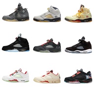 AJ5 High-Top Joe 5 Wear-Resistant Anti-Slip Shock-Absorbing Casual Breathable All-