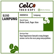 Lampung Blend Coffee 200gr | By Celco Coffee Shop | Coffee Beans & Powder