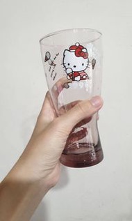 Hello kitty凱蒂貓 玻璃杯 漸層色 啤酒杯