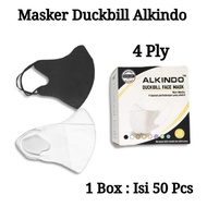 MASKER DUCKBILL ALKINDO 1 BOX 50pcs MASKER MEDIS DUCKBILL