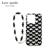 KATE SPADE NEW YORK MODERNIST HEARTS IPHONE 14 PRO CASE WITH WRISTLET KD089 เคสโทรศัพท์