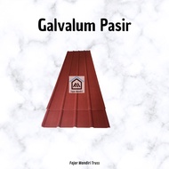 Galvalum Pasir  tebal 0.25 atap rumah - atap kanopi