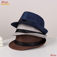 SIRENUZV Beach Sun Hat Spring Summer Autumn Gangster Cap  Fedora Cap